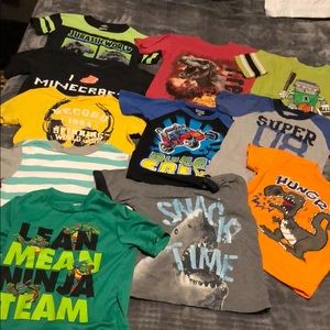 Boys lot of 11 short sleeve shirts 4/5